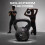 Kayman Kettlebell, Cast-Iron Core, Neoprene Coated, Flat Base, Colour-Coded for Advanced Bulking, 20kg 4