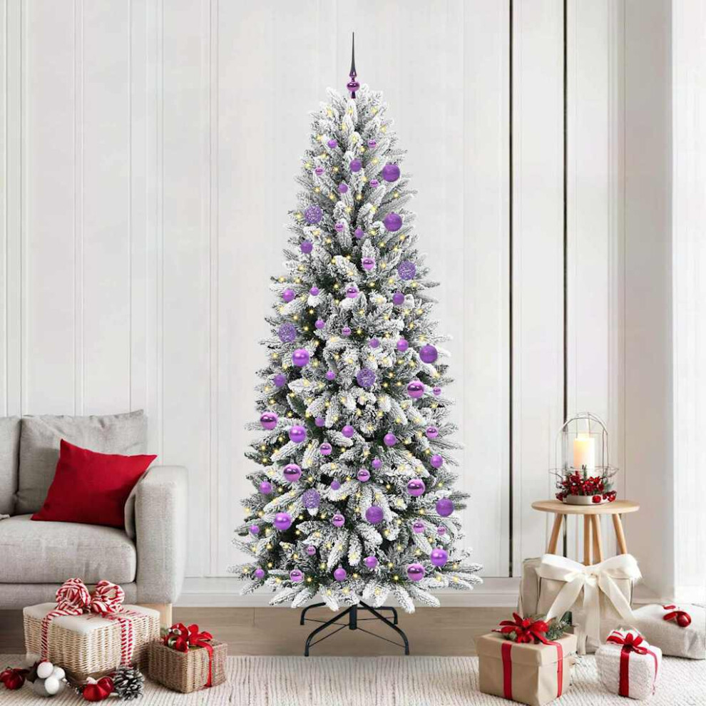 Vidaxl Artificial Christmas Tree White 210 Cm