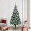 VidaXL vidaXL Artificial Christmas Tree with 300 LEDs with Stand Green 210 cm 1