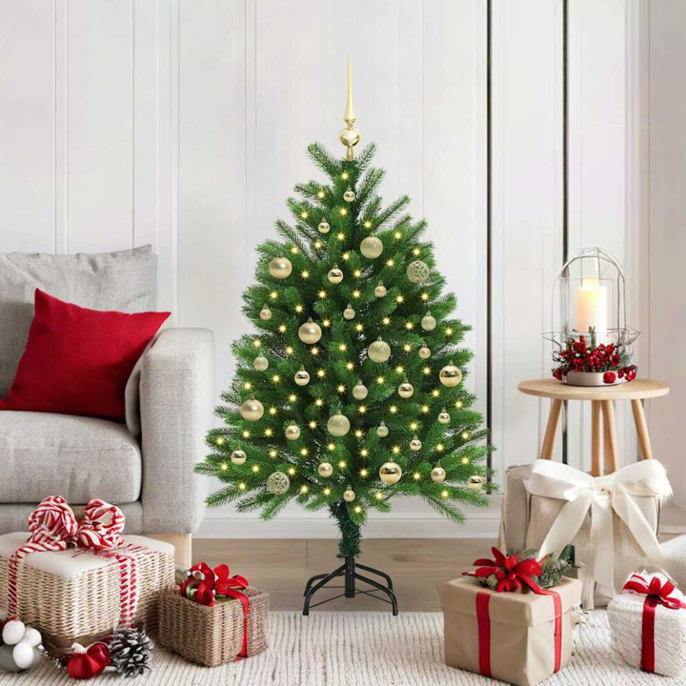 vidaXL Artificial Christmas Tree - 120 cm - Green - PE - Image 2