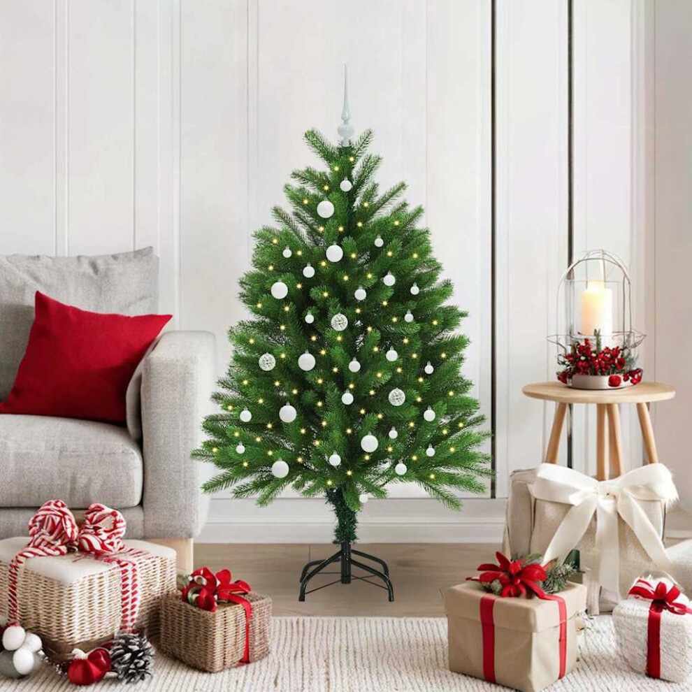 VIDAXL Artificial Christmas Tree with 150 LED Lights - 120 cm - Green - Image 3
