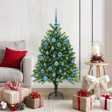 vidaXL Christmas Tree with 150 LEDs with Stand Green 120 cm PE