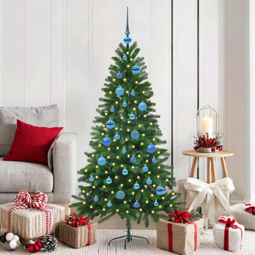 B&Q - Christmas Tree With 150 Leds With Stand Green 150 Cm Pe - Image 3