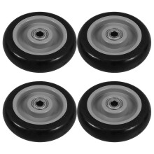 Caster Wheels 5 Inch for Home Use Easy Install Smooth Rolling Utility Cart Wheels 4pcs
