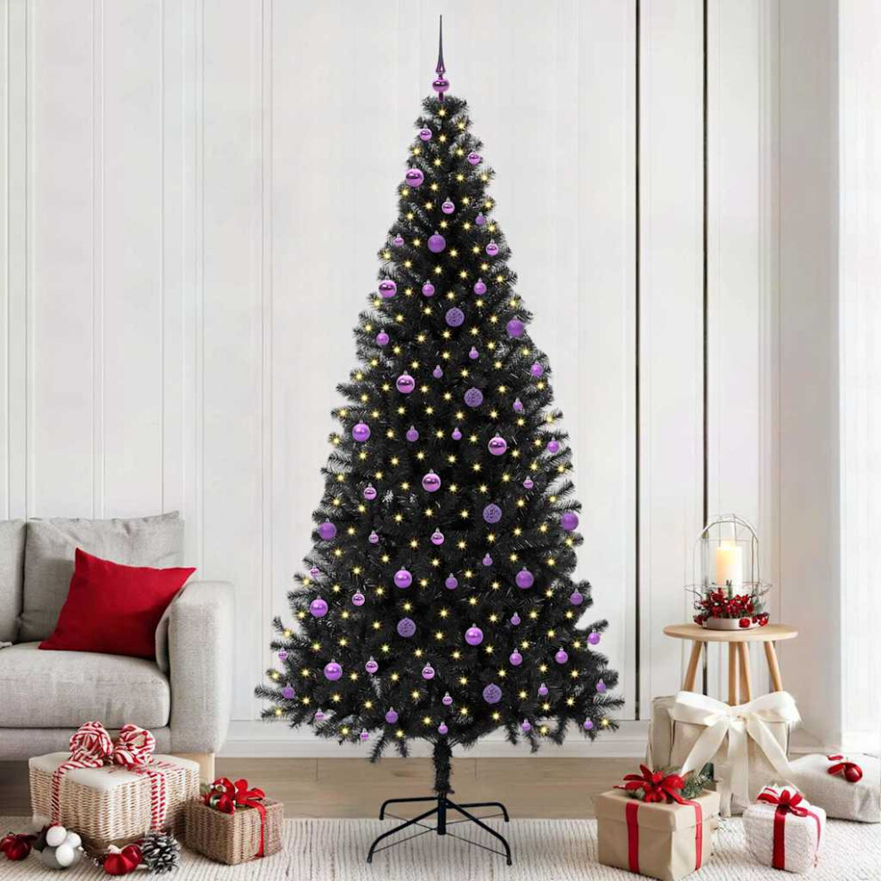Vidaxl Christmas Tree Black 240 Cm Pvc