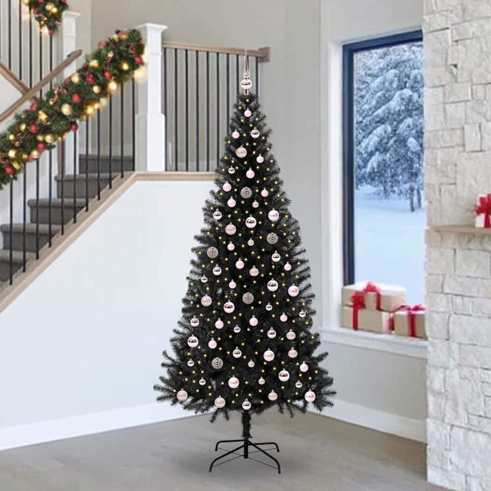 Vidaxl Christmas Tree Black 240 Cm Pvc