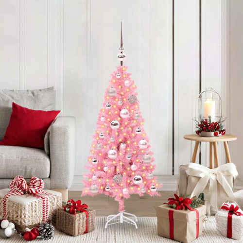 VidaXL vidaXL Christmas Tree Pink 120 cm PVC