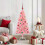 VidaXL vidaXL Christmas Tree Pink 120 cm PVC 1