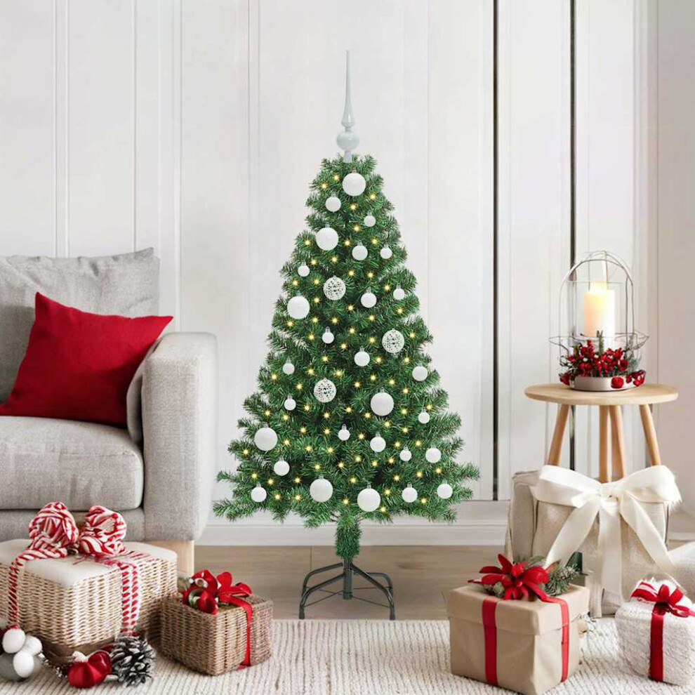 Vidaxl Artificial Christmas Tree With 150 Leds With Stand Green 120 Cm