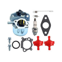 Sada karburátoru, palivového filtru, pružiny a zapalovacích svíček pro motor 675 190cc kompatibilní s motory o výkonu 6,25 HP