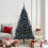 VidaXL vidaXL Artificial Pre-lit Christmas Tree Black 180 cm PVC 1