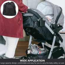 Dustproof Stroller Bag for Airplane with Travel Stroller Bag Black Color