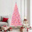 VidaXL vidaXL Christmas Tree Pink 180 cm PVC 1
