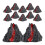Simulation Volcano Decor Plastic Volcano Model for Sand Table 24Pcs 1