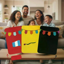 (3set) Cmo Se Dice? Hilarious Spanish Party Card Game with "Chancla" Flip Flop, Funny Latino Trivia Game for Families & Adults Game Night, 3+ Players