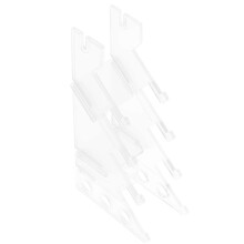 Transparent Finger Skateboard Stand Plastic Rack for Storage 5Pcs