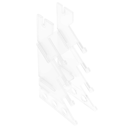 Transparent Finger Skateboard Stand Plastic Rack for Storage 5Pcs