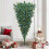 VidaXL vidaXL Upside-down Artificial Pre-lit Christmas Tree with Ball Set PVC 1