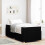 VidaXL vidaXL Bettrahmen Schwarz 90 x 200 cm Stoff 1