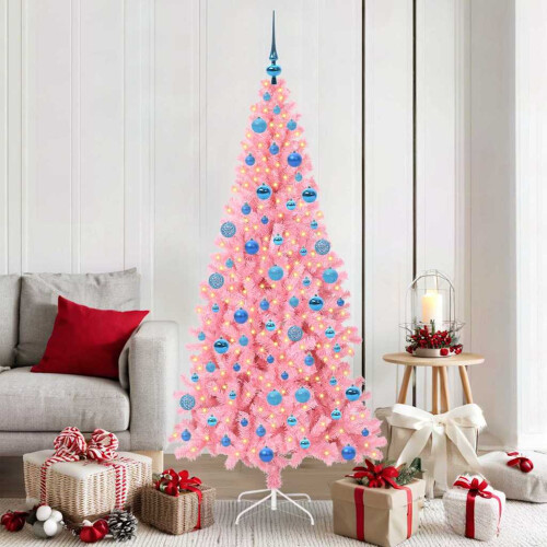 VidaXL vidaXL Christmas Tree Pink 180 cm PVC