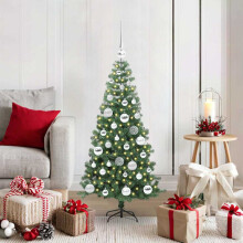 vidaXL Christmas Tree Green 120 cm PVC