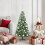 VidaXL vidaXL Christmas Tree Green 120 cm PVC 1