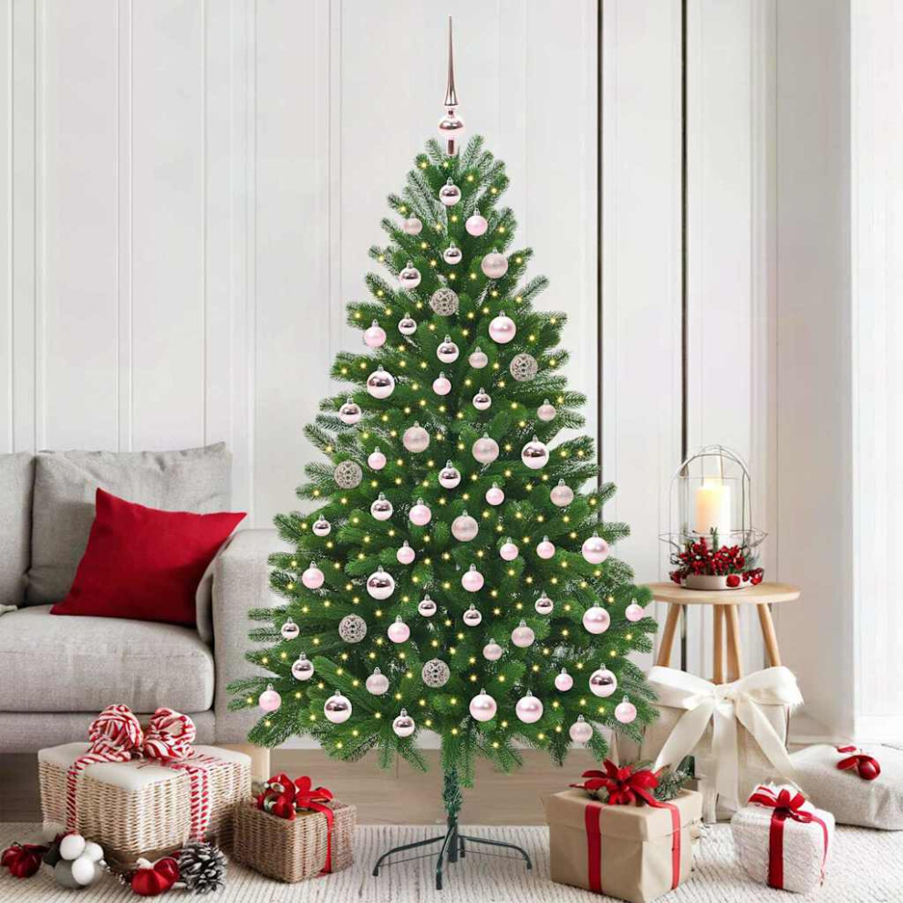 B&Q - Christmas Tree With 300 Leds With Stand Green 180 Cm Pe - Image 2