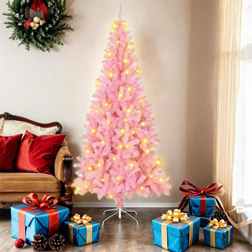 VidaXL vidaXL Christmas Tree Pink 180 cm PVC