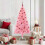 VidaXL vidaXL Christmas Tree Pink 150 cm PVC 1