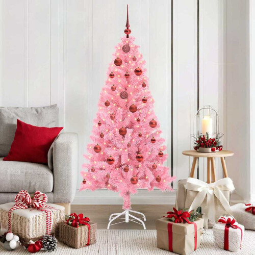 VidaXL vidaXL Christmas Tree Pink 150 cm PVC