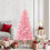 VidaXL vidaXL Christmas Tree Pink 150 cm PVC 1