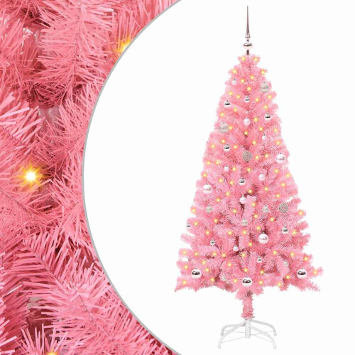 VidaXL vidaXL Christmas Tree Pink 150 cm PVC