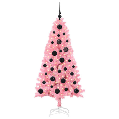 VidaXL vidaXL Christmas Tree Pink 150 cm PVC 2
