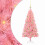VidaXL vidaXL Christmas Tree Pink 120 cm PVC 2