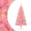 VidaXL vidaXL Christmas Tree Pink 150 cm PVC 2