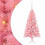 VidaXL vidaXL Christmas Tree Pink 120 cm PVC 2