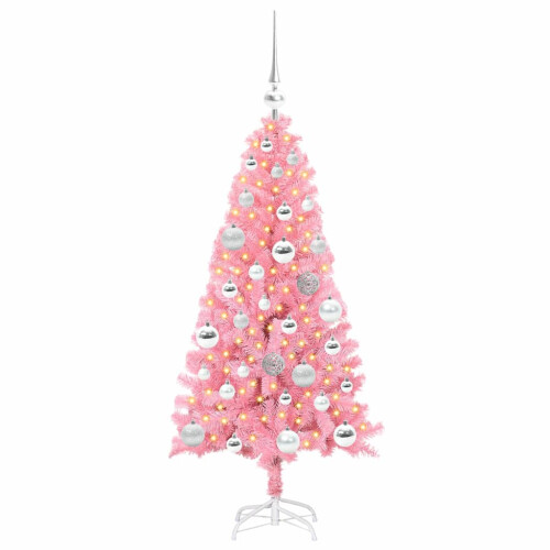 VidaXL vidaXL Christmas Tree Pink 120 cm PVC 2