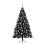 VidaXL vidaXL Artificial Pre-lit Christmas Tree Black 180 cm PVC 4