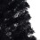 VidaXL vidaXL Artificial Pre-lit Christmas Tree Black 180 cm PVC 11
