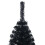 VidaXL vidaXL Artificial Pre-lit Christmas Tree Black 150 cm PVC 12