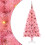 VidaXL vidaXL Christmas Tree Pink 120 cm PVC 2