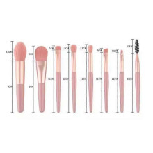 (8pcs, pink) 8 Makeup Brush Set Powder Blusher Eye Shadow Brush Kit'`,.;'/ Makeup R4N6