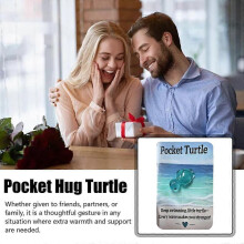 (1pcs, Polar bear) Animal Pocket Hug Gifts, Animals Token with Mini Pocket Hug Cards Greeting Y8P8
