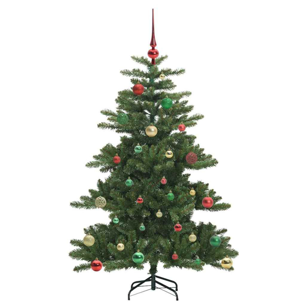 Vidaxl Artificial Hinged Christmas Tree Green 150 Cm Pvc And Steel