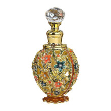 (One size, B) +Enamel Painted Perfume Bottle 12ml Empty Vintage European Court Flowe B9C9