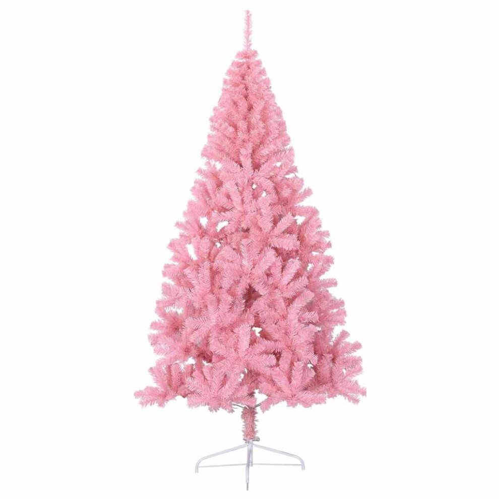 B&Q - Artificial Pre-Lit Christmas Tree With 300 Leds Pink 180 Cm Pvc - Image 2