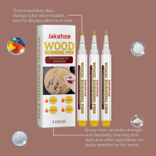 3 Pcs Wood Burning Pen, Easy-use Woodburning Marker Suitable for Artists and Beginners in DIY Wooded Projects