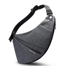 Shoulder Bag Men's Waterproof Daypack Bags Large Capacity Anti-Theft Sling Bag