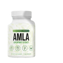 Amla Superfruit Capsules High Antioxidant Immune Support Natural Superfood Supplement Skin Health Digestive Aid Vegan Capsules