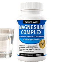 Magnesium Complex Capsules Vegetarian Magnesium Supplement Fitness Mineral Capsules